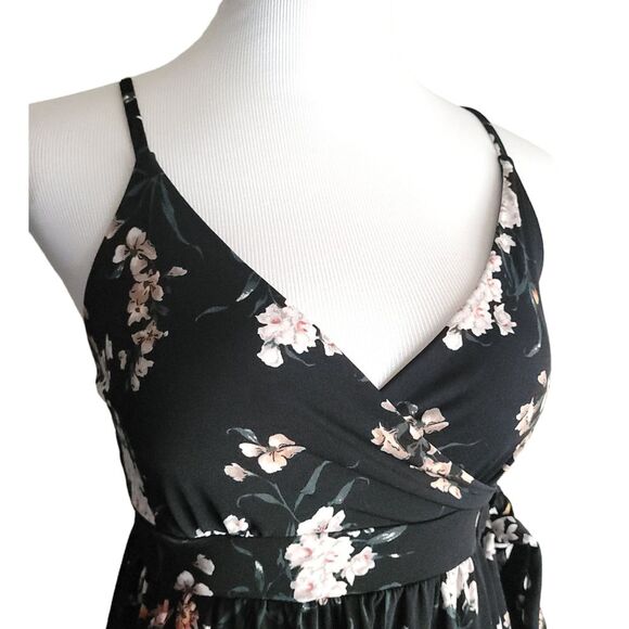 Kayleigh Rica Maternity Knit Crop Floral Jumpsuit Womens XS - Picture 6 of 14